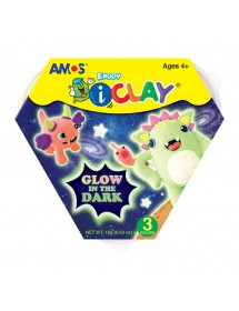 AM IC18P3GD: Amos I Clay Set - Glow In the Dark AM IC18P3GD: Amos I Clay Set - Glow In the Dark